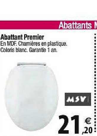 Abattant Premier Msv