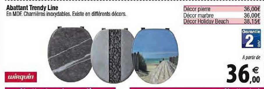 abattant trendy line