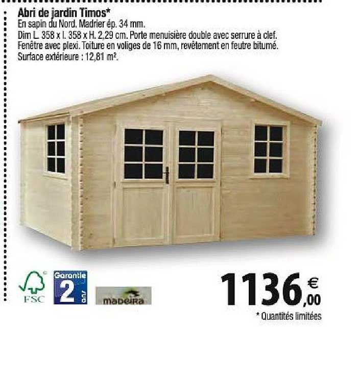 Abri De Jardin Timos Madeira
