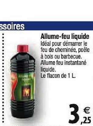 allume feu liquide