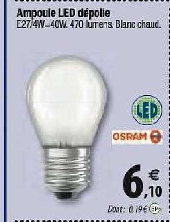 Ampoule Led Dépolie