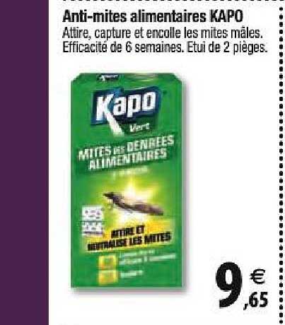 anti mites alimentaires kapo