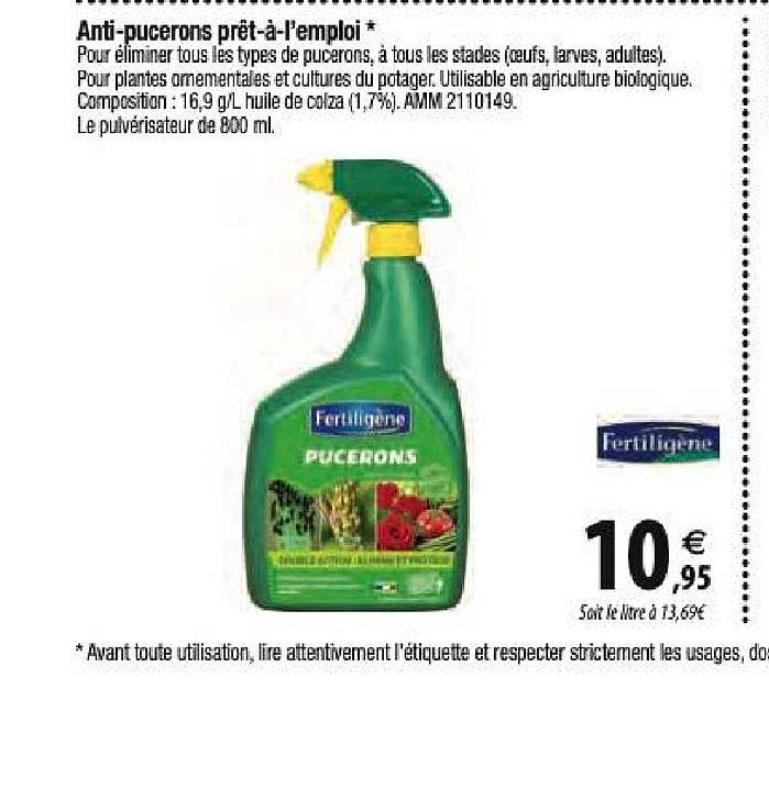 anti-pucerons prêt-à-l'emploi fertiligène