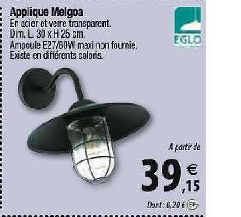 applique melgoa eglo