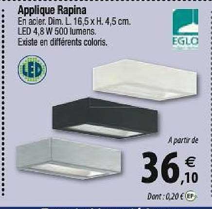 applique rapina eglo