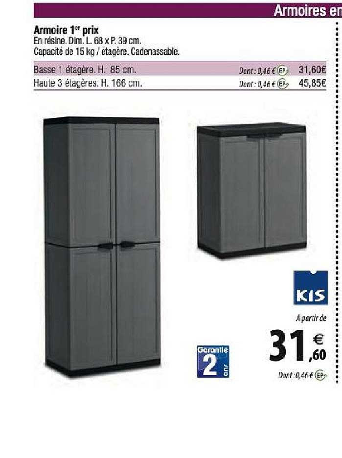 armoire 1er prix
