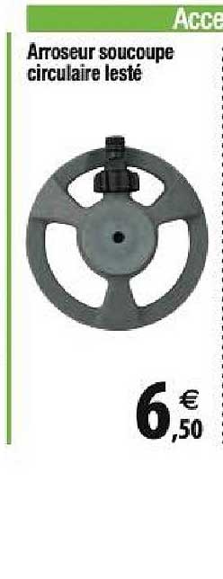 arroseur soucoupe circulaire lesté