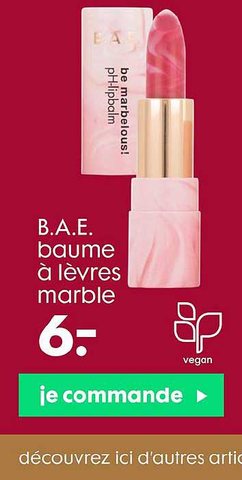 b.a.e. baume à lèvres marble