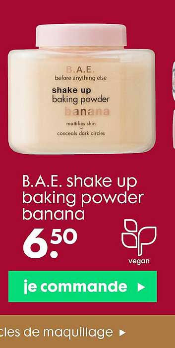 b.a.e. shake up baking powder banana