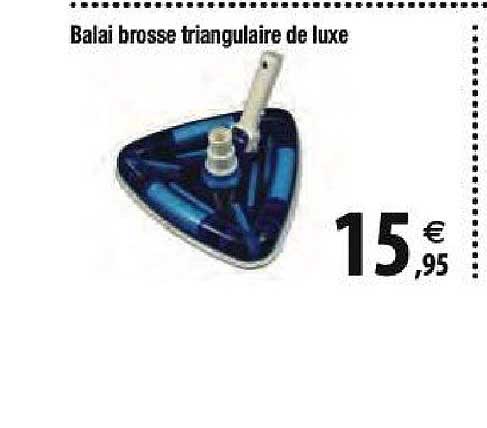 balai brosse triangulaire de luxe
