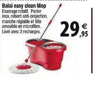balai easy clean mop