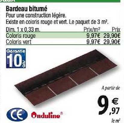 bardeau bitumé