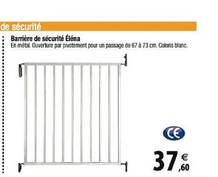 barrière de sécurité éléna