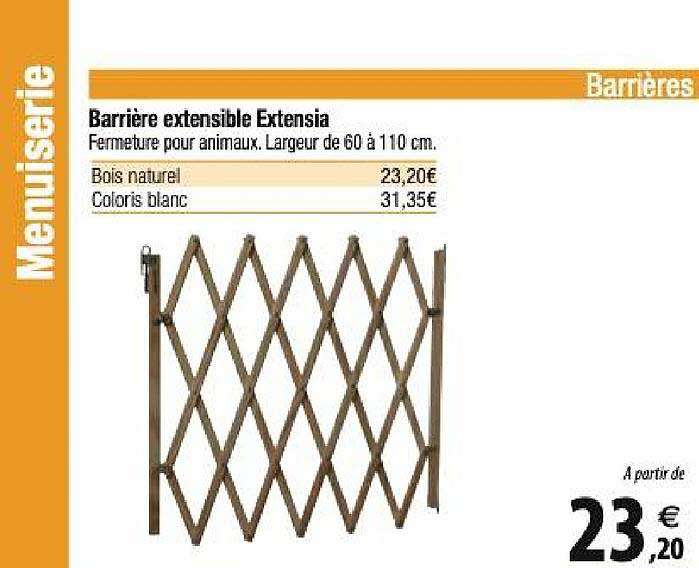 Barrière Extensible Extensia