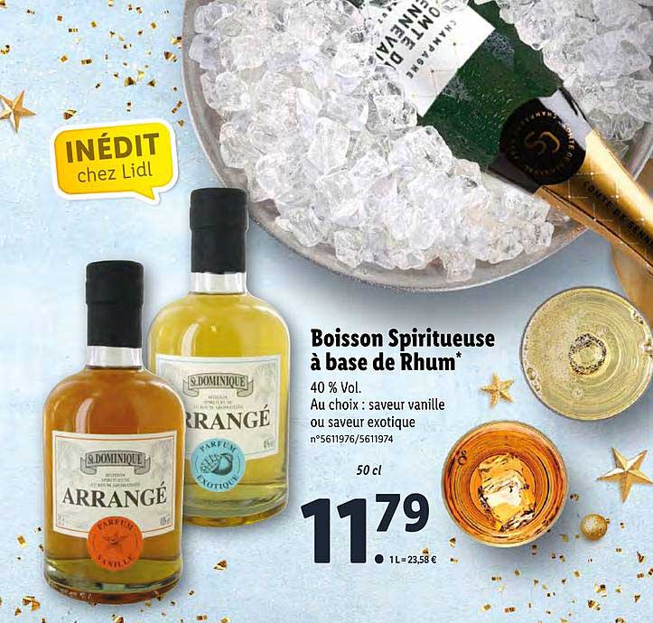 Boisson Spiritueuse à Base De Rhum