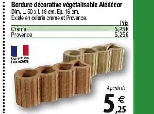 bordure décorative végétalisable alédécor