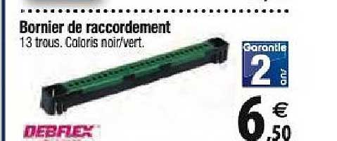 bornier de raccordement debflex