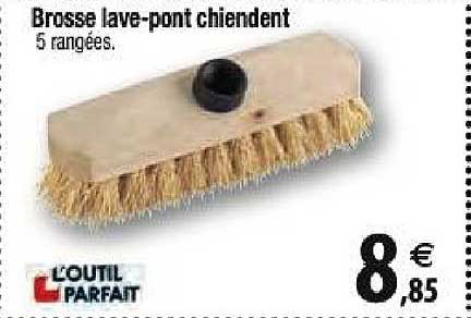 brosse lave pont chiendent