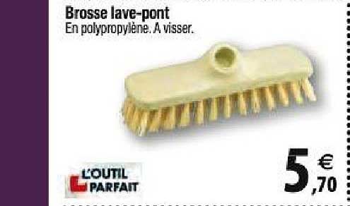 brosse lave pont