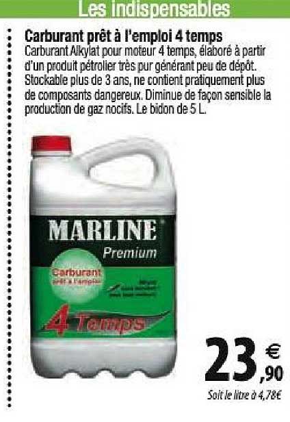 carburant prêt à l'emploi 4 temps marline