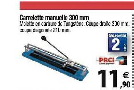 carrelette manuelle 300mm