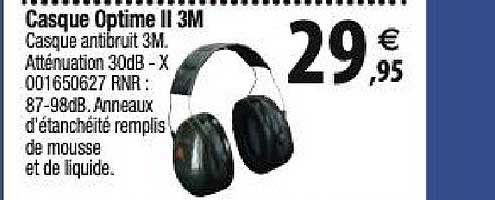 casque optime ii 3m