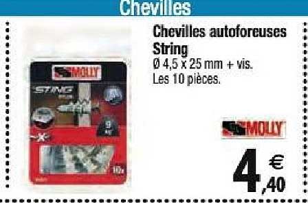 chevilles autoforeuses sting