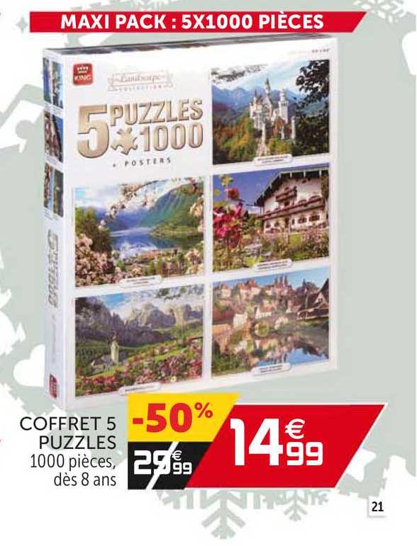 Coffret 5 Puzzles