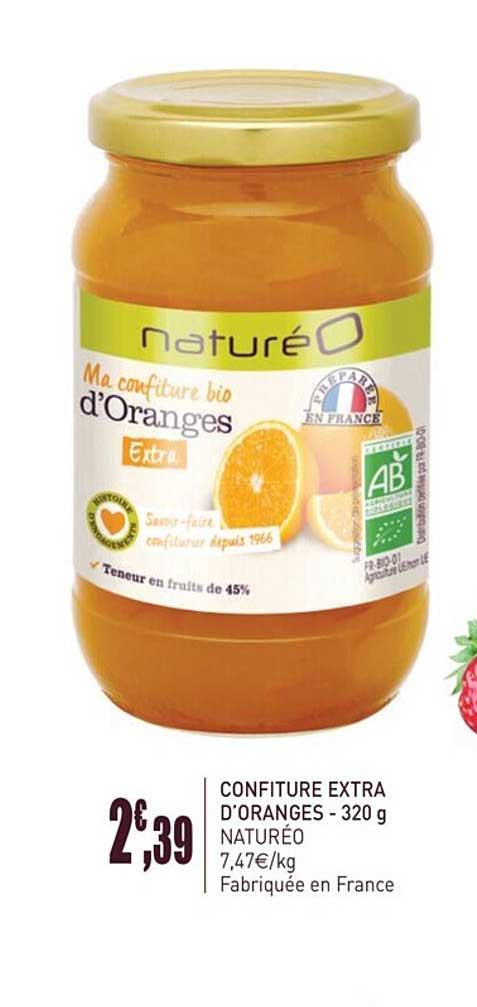 confiture extra d'oranges