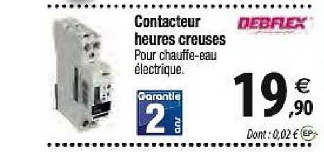 contacteur heures creuses debflex