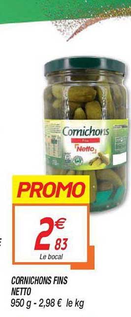 Cornichons Fins Netto
