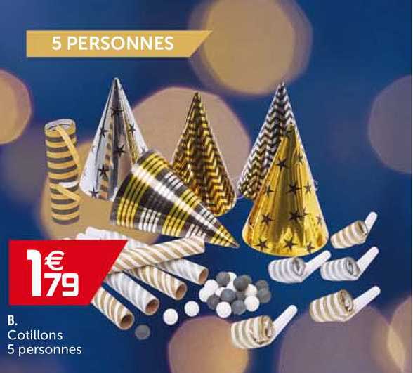 cotillons 5 personnes