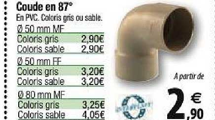 coude en 87°