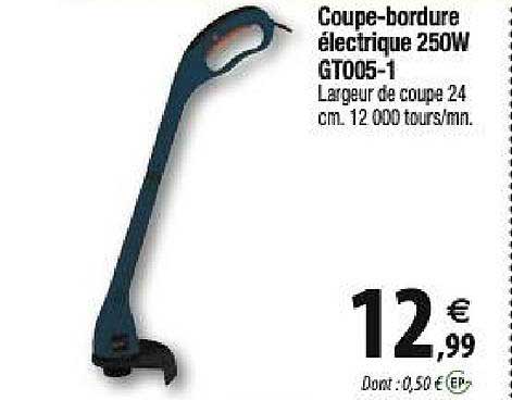 coupe-bordure électrique 250w gt005-1