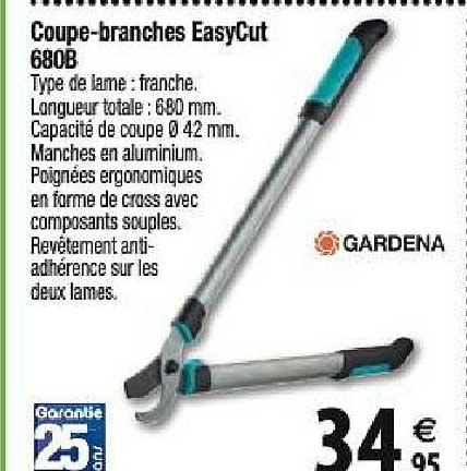 coupe-branches easycut 680b gardena