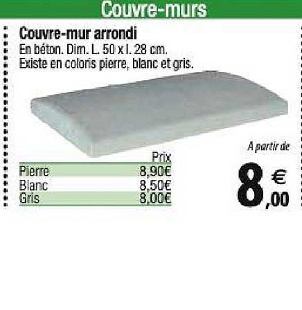 Couvre Mur Arrondi