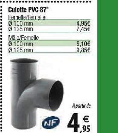 culotte pvc 87°