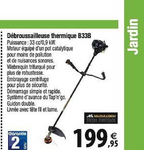 débroussailleuse thermique b33b