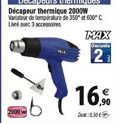 Décapeur Thermique 2000w