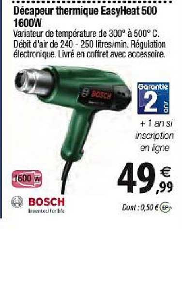 décapeur thermique easyheat 500 1600w