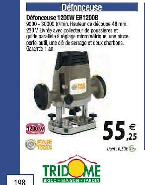 défonceuse 1200w er1200b