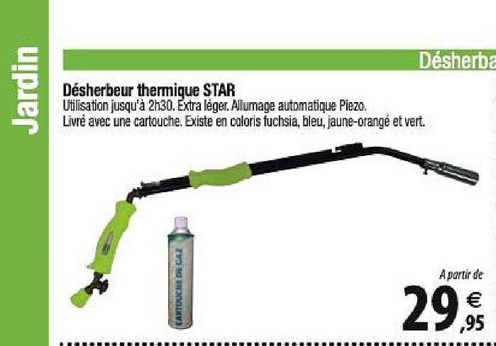 désherbeur thermique star