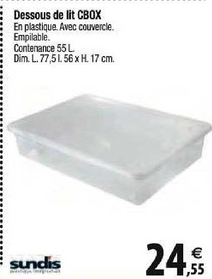Dessous De Lit Cbox Sundis