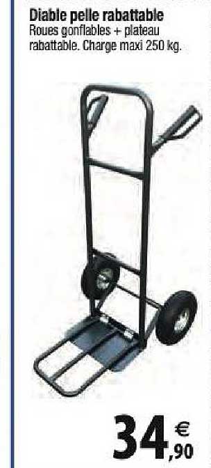 diable pelle rabattable