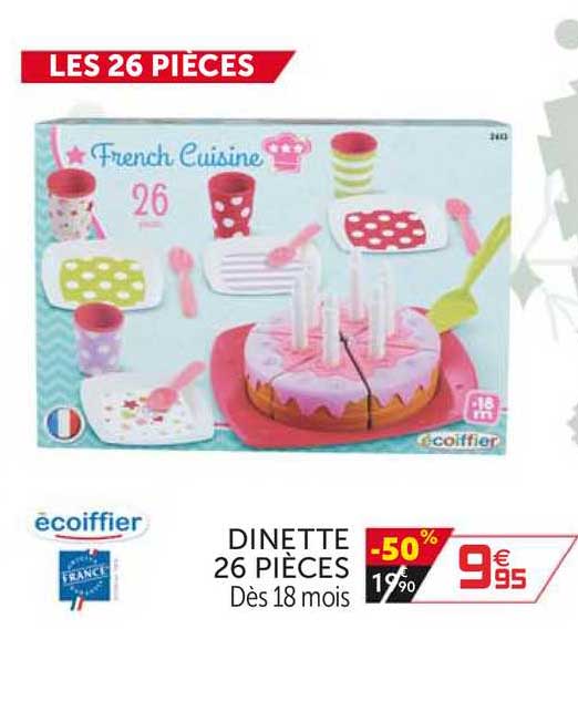 dînette 26 pièces ecoiffier