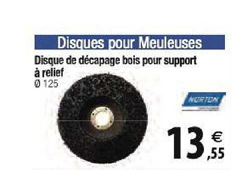 Disque De Décapage Bois Pour Support à Relief