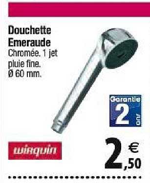 douchette emeraude wirquin