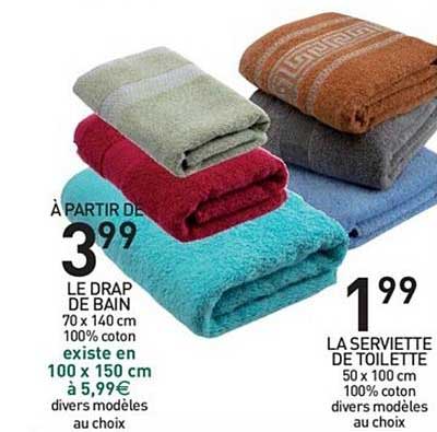 Drap De Bain Serviette De Toilette