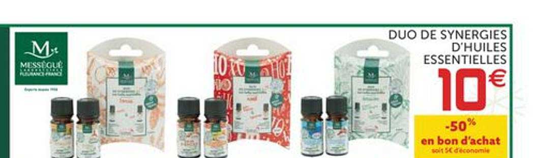 duo de synergies d'huiles essentielles