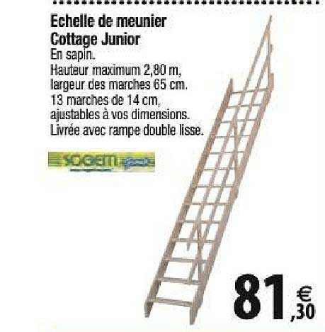 échelle de meunier cottage junior sogetti
